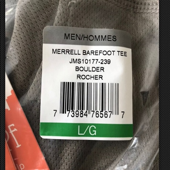 Men's MERRELL New With Tags. Barefoot Tee SZ Large - Picture 4 of 11